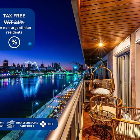 Family Apartment With Puente De La Mujer View In Puerto Madero Ciudad Autónoma de Ciudad Autónoma de Buenos Aires Exterior foto